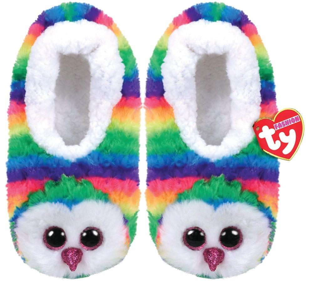 Kapcie dla dzieci TY Beanie Boos - sówka Owen rozmiar S