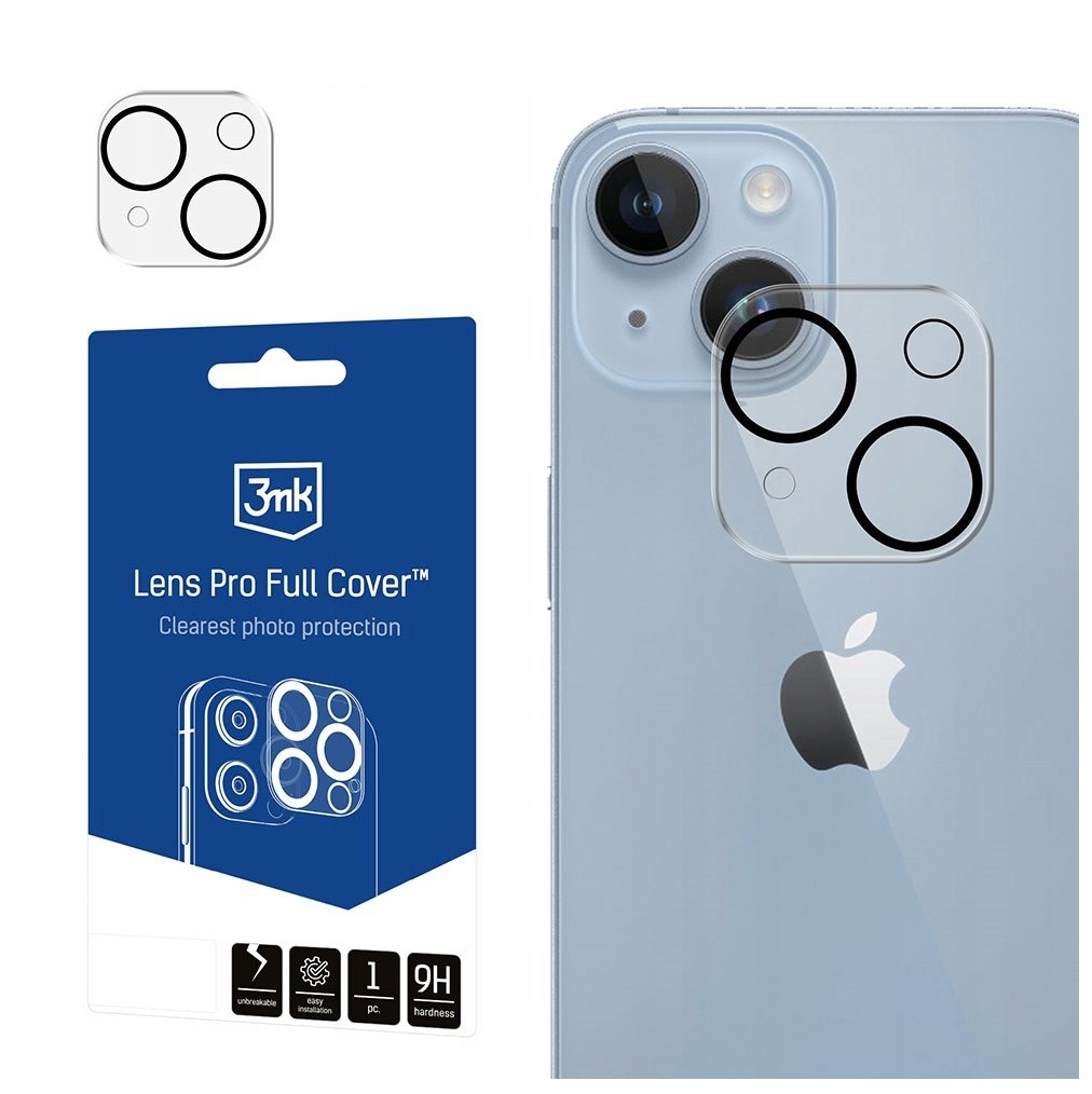 3mk Lens Pro Full Cover do iPhone 13/13 Mini - darmowy odbiór w 22 miastach i bezpłatny zwrot Paczkomatem aż do 15 dni