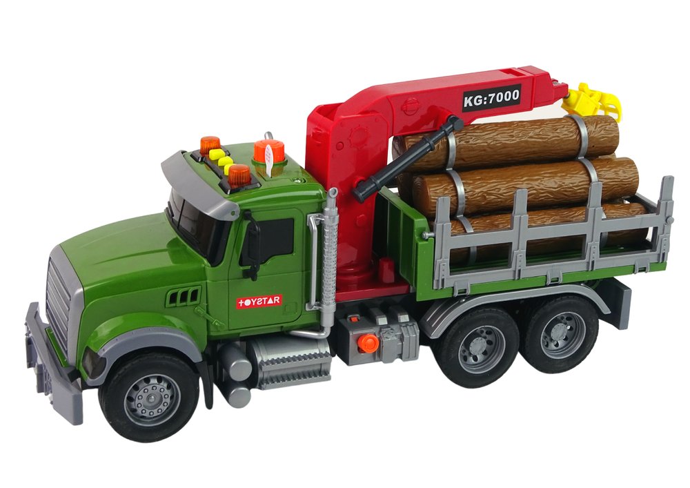 Transporter bali drewnianych - Leantoys