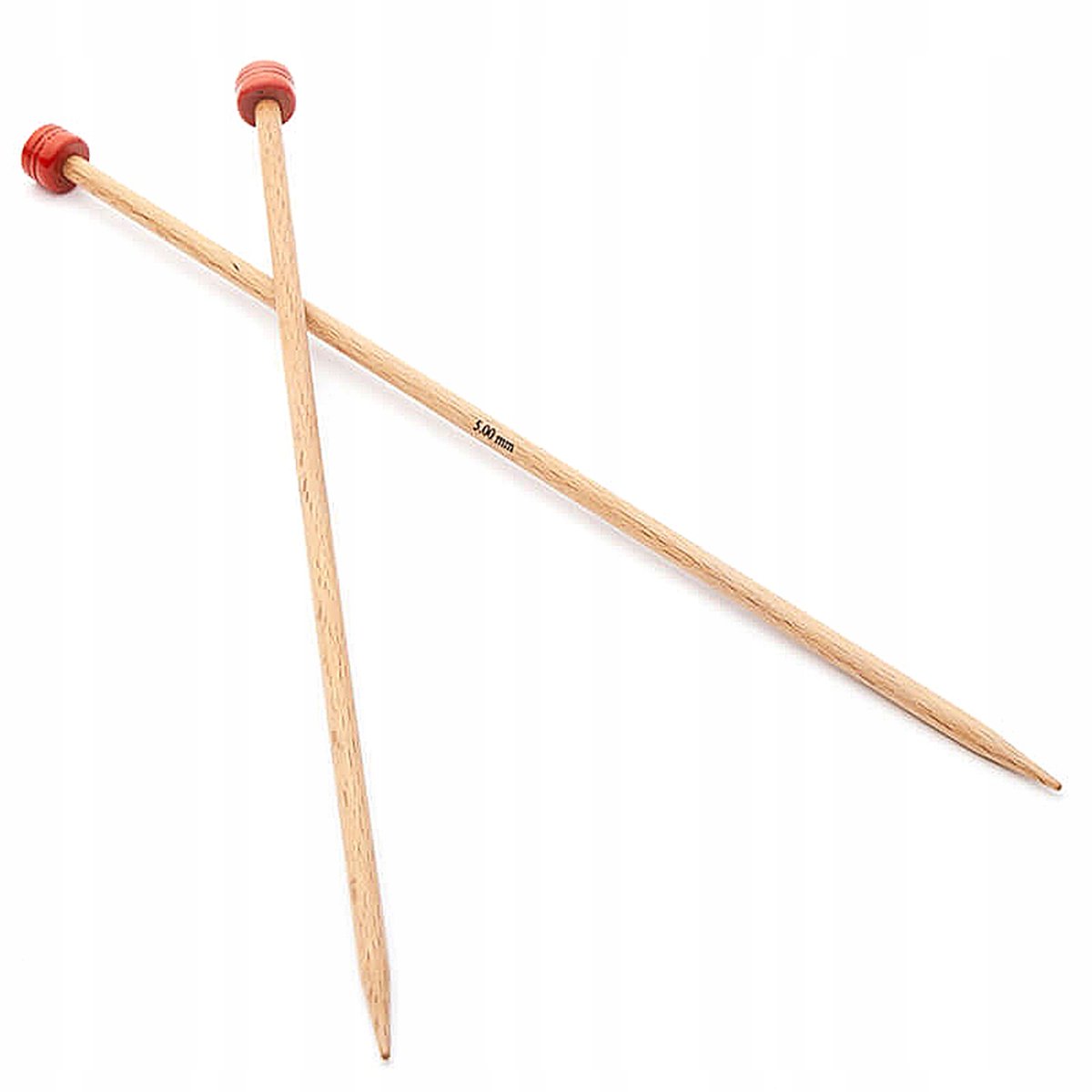 druty drewniane proste 25 5,00 KNITPRO BASIX