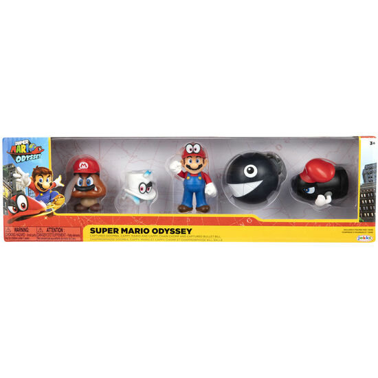 BLISTER 5 FIGURAS SUPER MARIO BROS 6,5CM