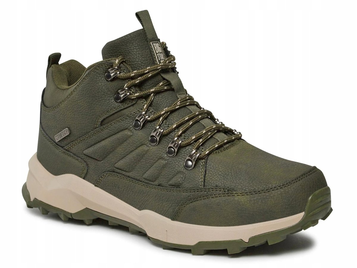 BUTY TREKKINGOWE męskie BIG STAR MM174157 zimowe 43 khaki