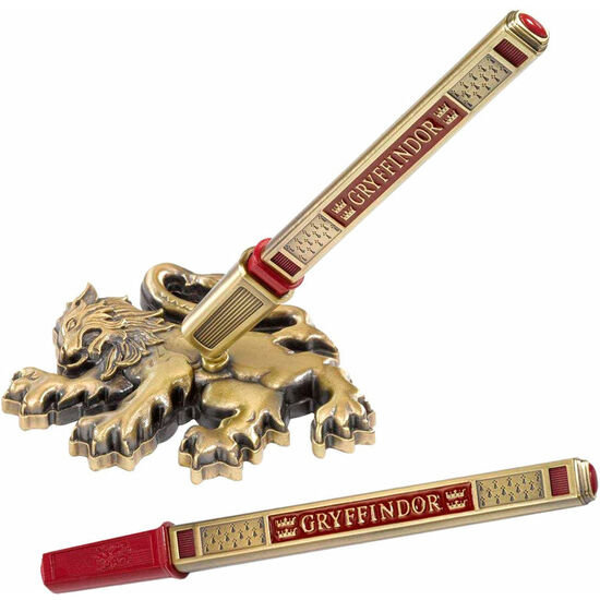 GGS Gryffindor Harry Potter długopis ze stojakiem metalowym złoty Czerwony NN8623