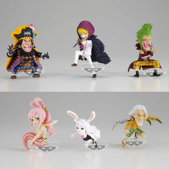 PACK 12 FIGURAS WORLD COLLECTABLE LANDSCAPES VOL.7 THE GREAT PIRATES 100 ONE PIECE 7CM SURTIDO