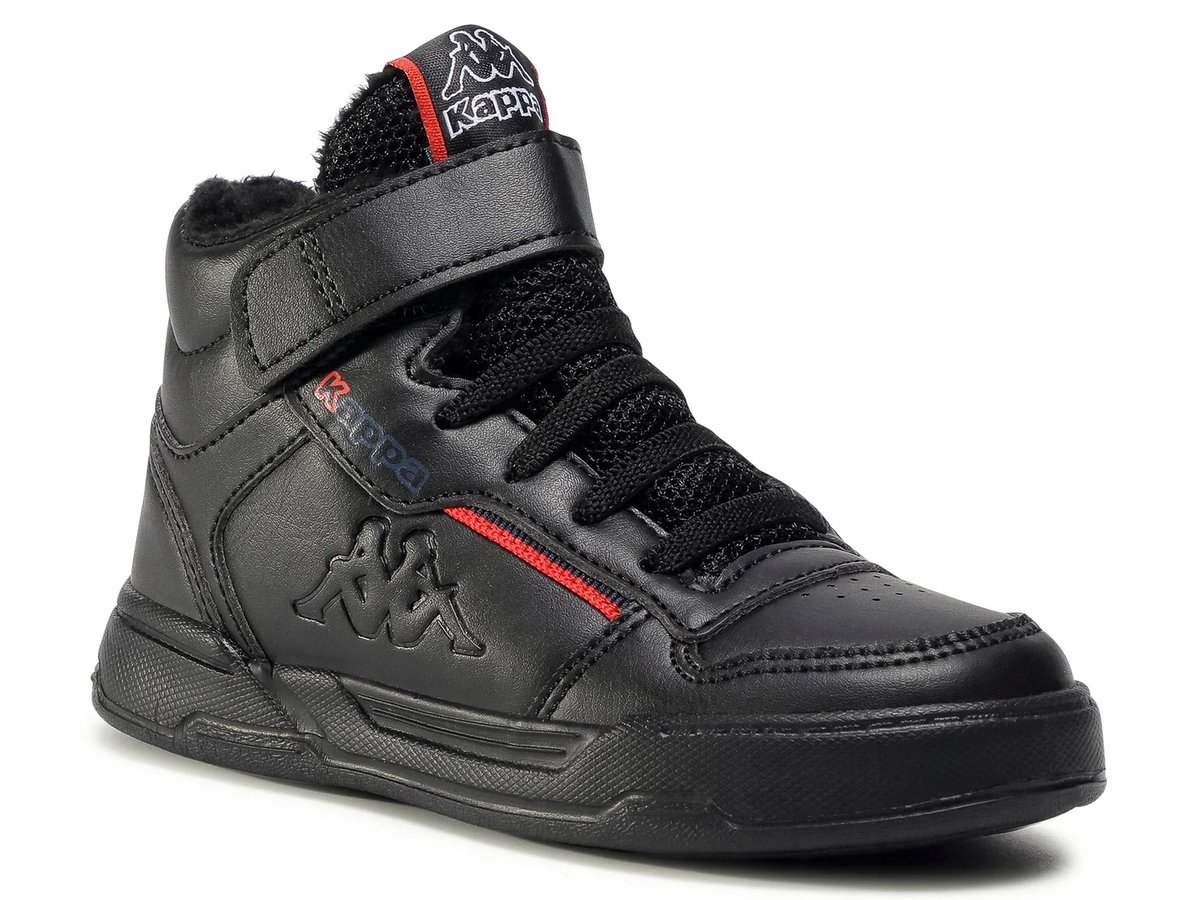 BUTY dziecięce KAPPA MANGAN czarne 260827K-1120 futerko 33