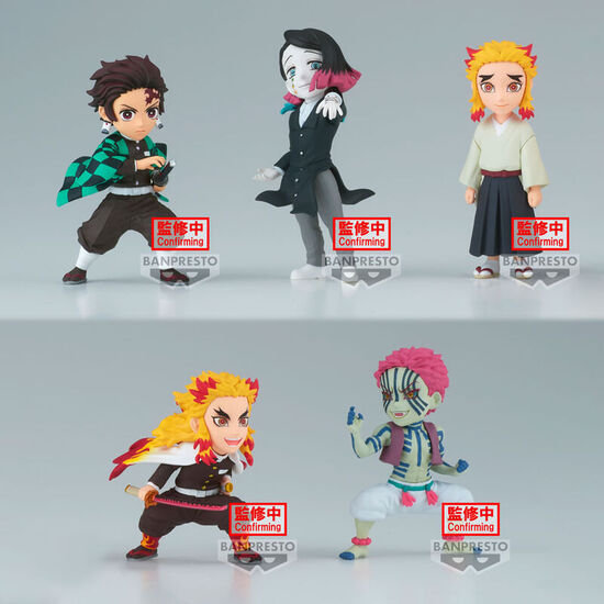 PACK 12 FIGURAS WORLD COLLECTABLE VOL.8 DEMON SLAYER KIMETSU NO YAIBA SURTIDO 7CM