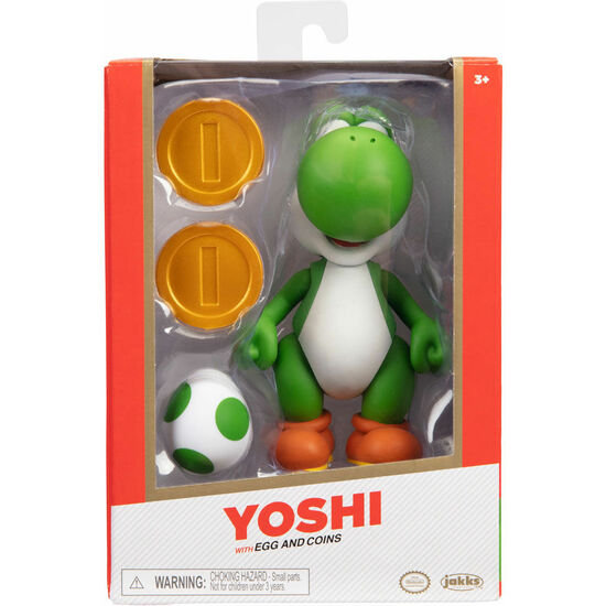 FIGURA YOSHI GOLD SUPER MARIO BROS 10CM