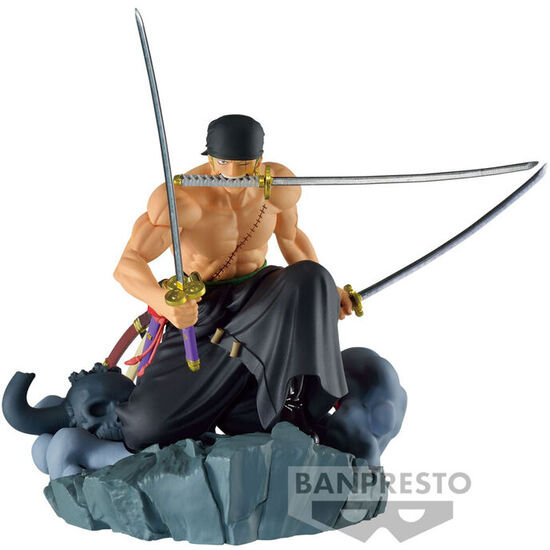 FIGURA RORONOA ZORO THE ANIME DIORAMATIC ONE PIECE 15CM