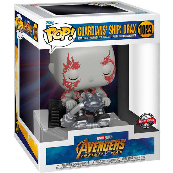 FIGURA POP DELUXE MARVEL GUARDIANES DE LA GALAXIA GUARDIANS SHIP DRAX EXCLUSIVE