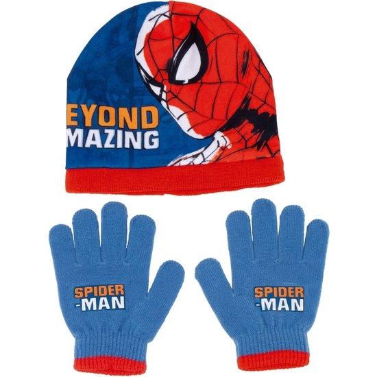 SPIDERMAN SET DE GORRO Y GUANTE