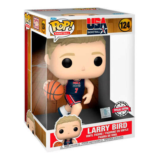 FIGURA POP NBA LARRY BIRD 1992 TEAM US NAVY JERSEY EXCLUSIVE 25CM