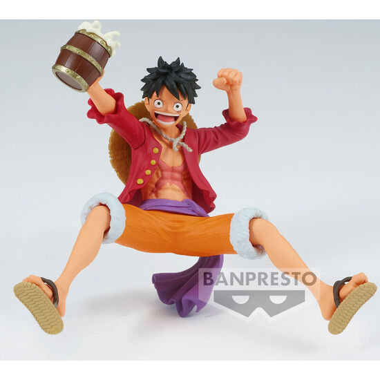 FIGURA MONKEY D. LUFFY ITS A BANQUET ONE PIECE 9CM