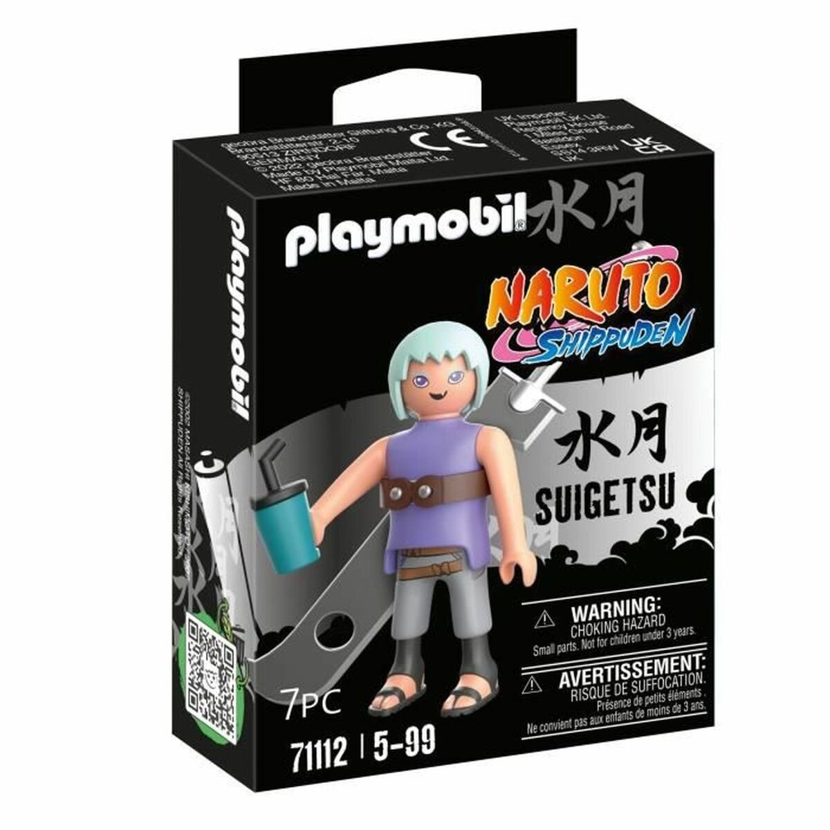 Figure Playmobil Naruto Shippuden - Suigetsu 71112 7 Pieces (S7190882)