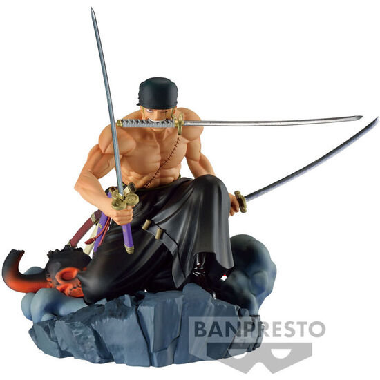 FIGURA RORONOA ZORO THE BRUSH DIORAMATIC ONE PIECE 15CM