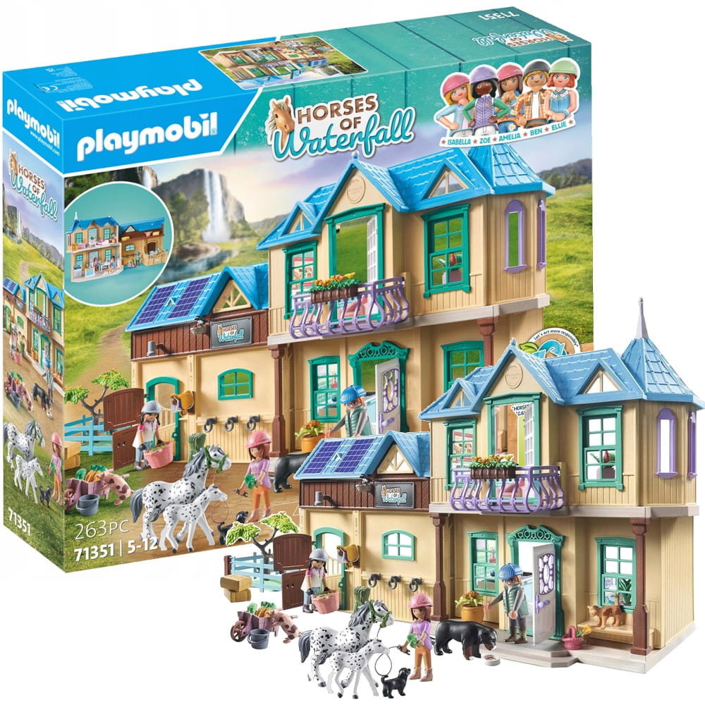 Playmobil 71351 Ranczo Waterfall Stadnina Koni