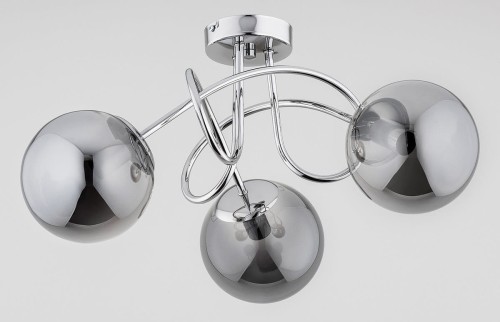 Banko lampa sufitowa 3-punktowa chrom 62366