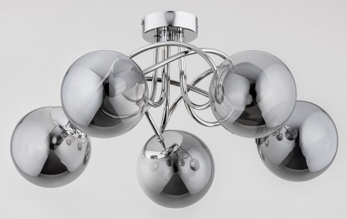Banko lampa sufitowa 5-punktowa chrom 63205