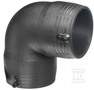 Kolano elektrooporowe 90ST. DN75 PE100, SDR11, PN10 gaz/PN16 woda