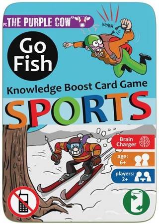Podróżna gra karciana Kwartet The Purple Cow - Go Fish Sport uniw