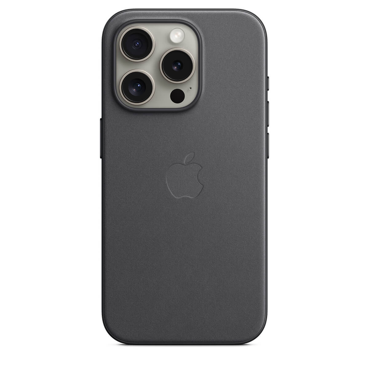 Apple Etui z tkaniny FineWoven do iPhone 15 Pro z MagSafe – Czarne