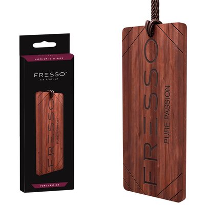 Fresso Fresso Pure Passion ekskluzywna drewniana zawieszka zapachowa