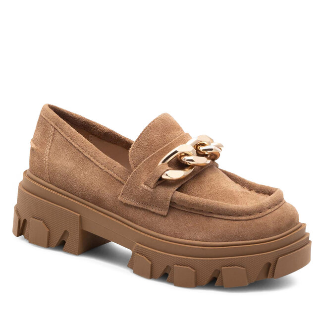 Loafersy Badura SOPHIA-01 Brązowy