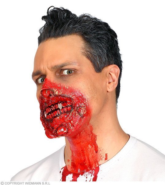 KŁY WAMPIRA NAKŁADKI NA ZĘBY W TRUMNIE