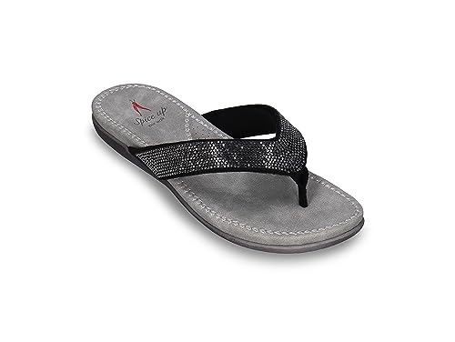 SPICE UP MAVANI, Płaskie Sandały damskie, 31042 CINZAPRETO, 40 EU, 31042 Szydełko, 40 EU