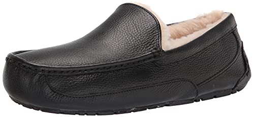 UGG Męskie kapcie ascot, czarny, 42 EU