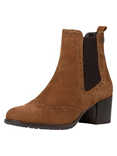 Tamaris Damskie buty 1-1-25005-25 botki, koniak - 37 eu