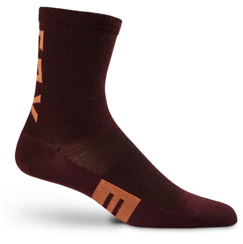 Fox Racing Damskie skarpety Flexair Merino 15,2 cm, Dark Maroon, jeden rozmiar