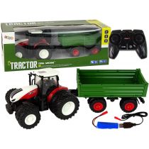 Traktor R/C z przyczepą 1:24 Leantoys