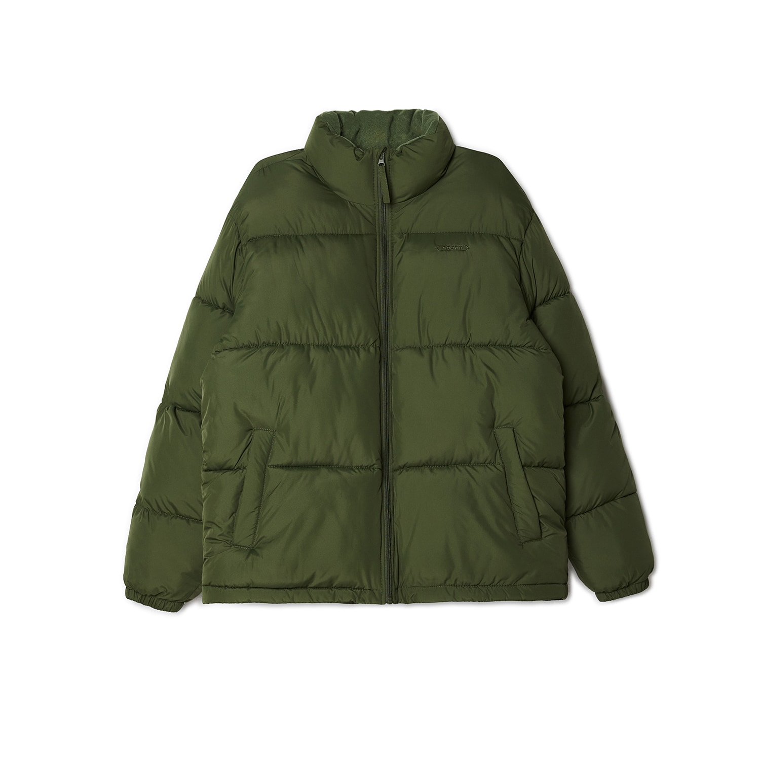 Cropp - Zielona pikowana kurtka - Khaki