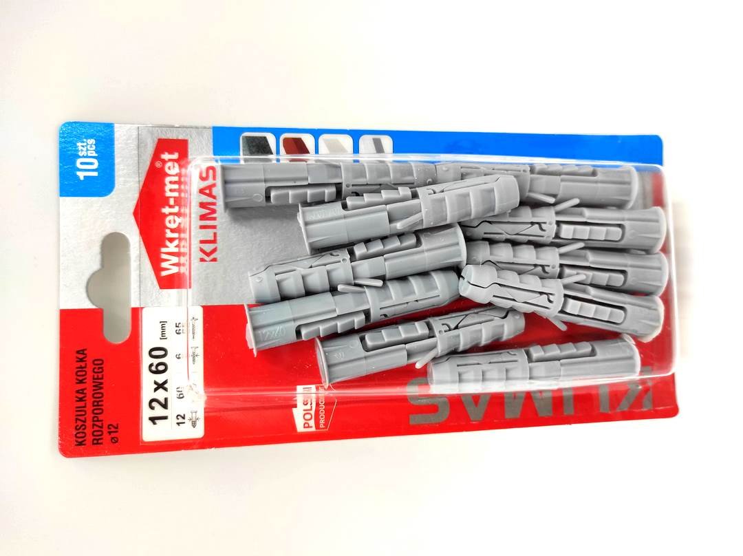 Wkręt-Met Koszulka kołka rozporowego 12 mm x 60 mm
