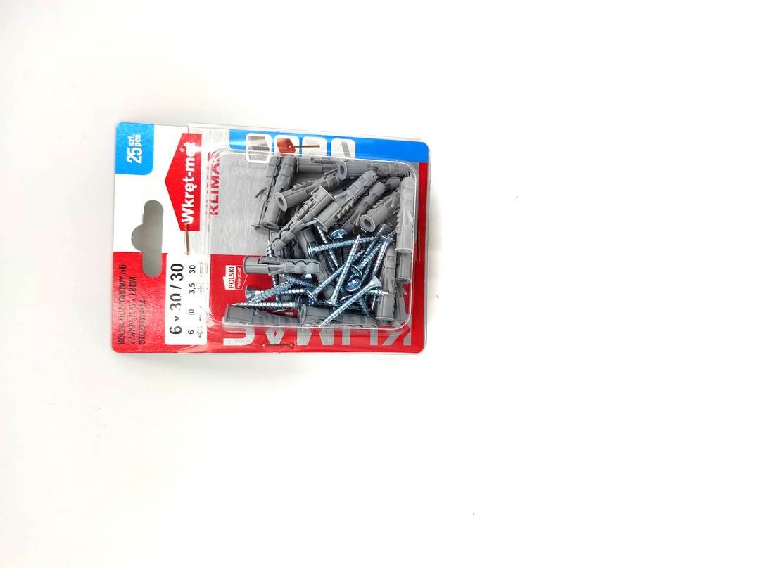 Wkręt-Met Blister Kołek Rozp.Trój.Rozp. 6X30 Kod:Bkr-063530(X10)