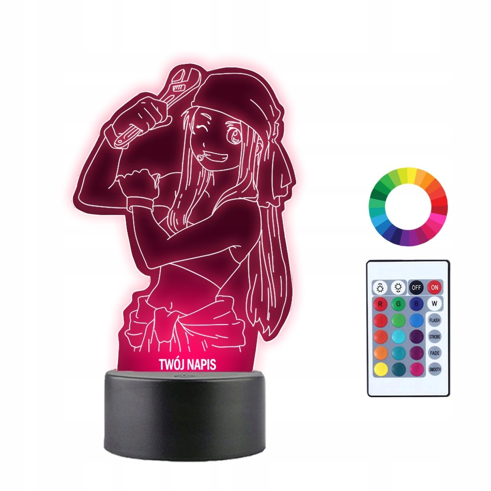 Lampka Nocna 3D Led Winry Rockbell