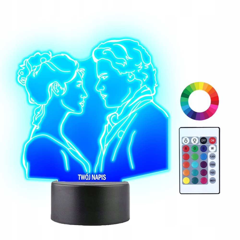 Lampka Nocna 3D LED Outlander Prezent