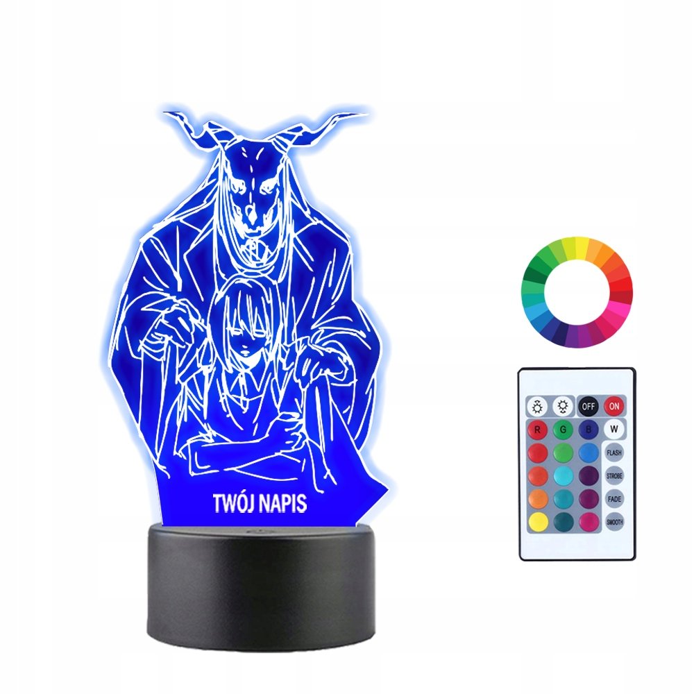 Lampka Nocna 3D Led The Ancient Magus’ Bride