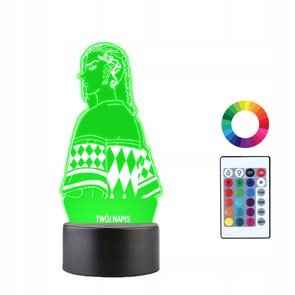 Lampka Nocna 3D Led Ryuguji Tokyo Revengers Anime