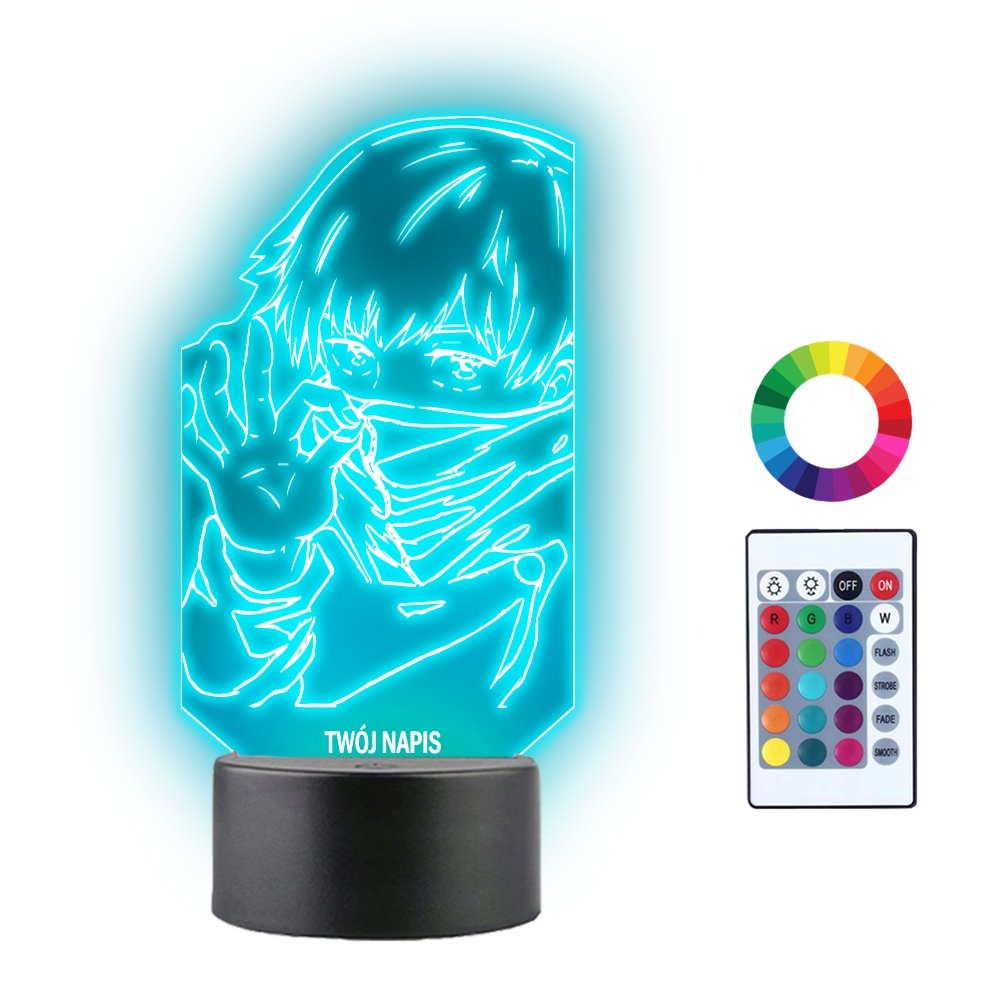 Lampka Nocna 3D LED Toge Inumaki Jujutsu Kaisen