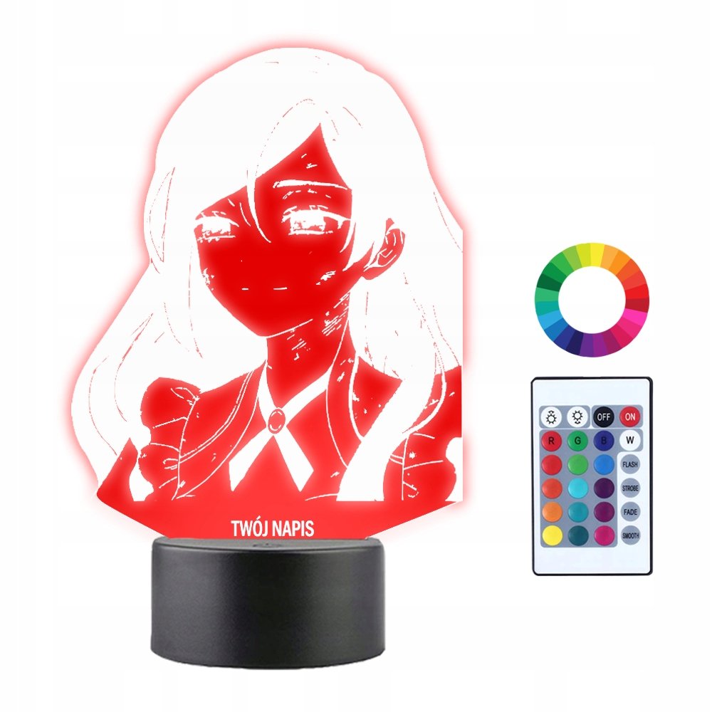 Lampka Nocna 3D LED TMHLBQ Pryde Royale IVY Anime