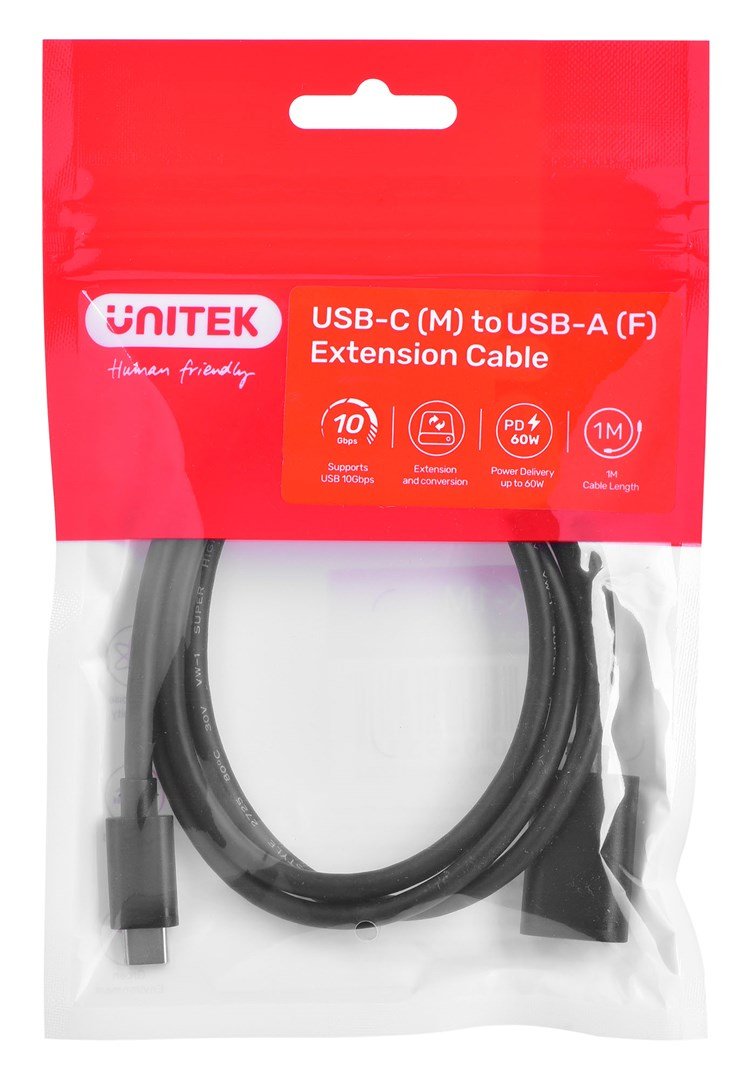 Unitek USB-C - USB-A 10Gbps 60W - darmowy odbiór w 22 miastach i bezpłatny zwrot Paczkomatem aż do 15 dni