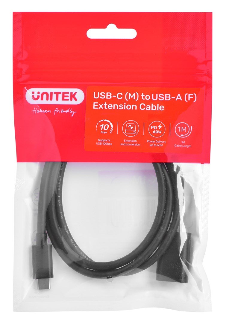 Unitek USB-C - USB-A 10Gbps 60W
