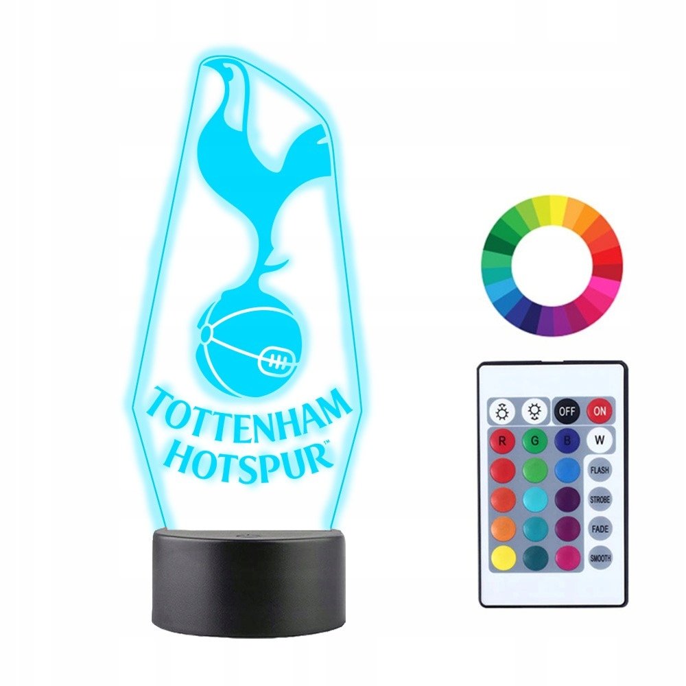 Lampka Nocna 3D Led TOTTENHAM HOTSPUR