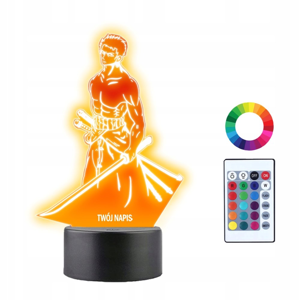 Lampka Nocna 3D Led Shenjia One Piece