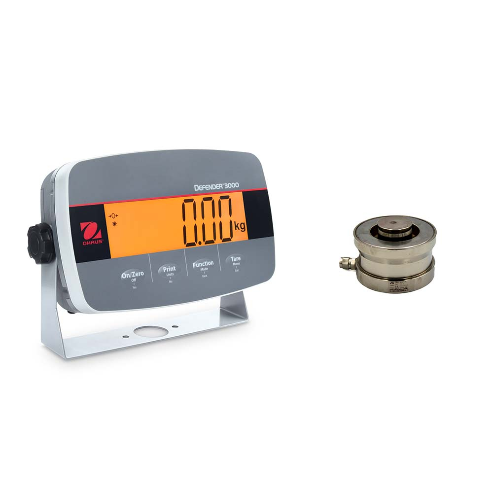 Dynamometr elektroniczny puszkowy 5 kN/500 kg; 100g - z czujnikiem zewnętrznym SP5k/33