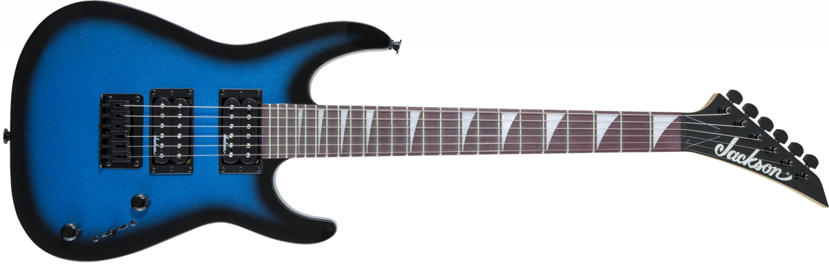 Jackson JS Series Dinky Minion JS1X Amaranth Fingerboard Metallic Blue Burst