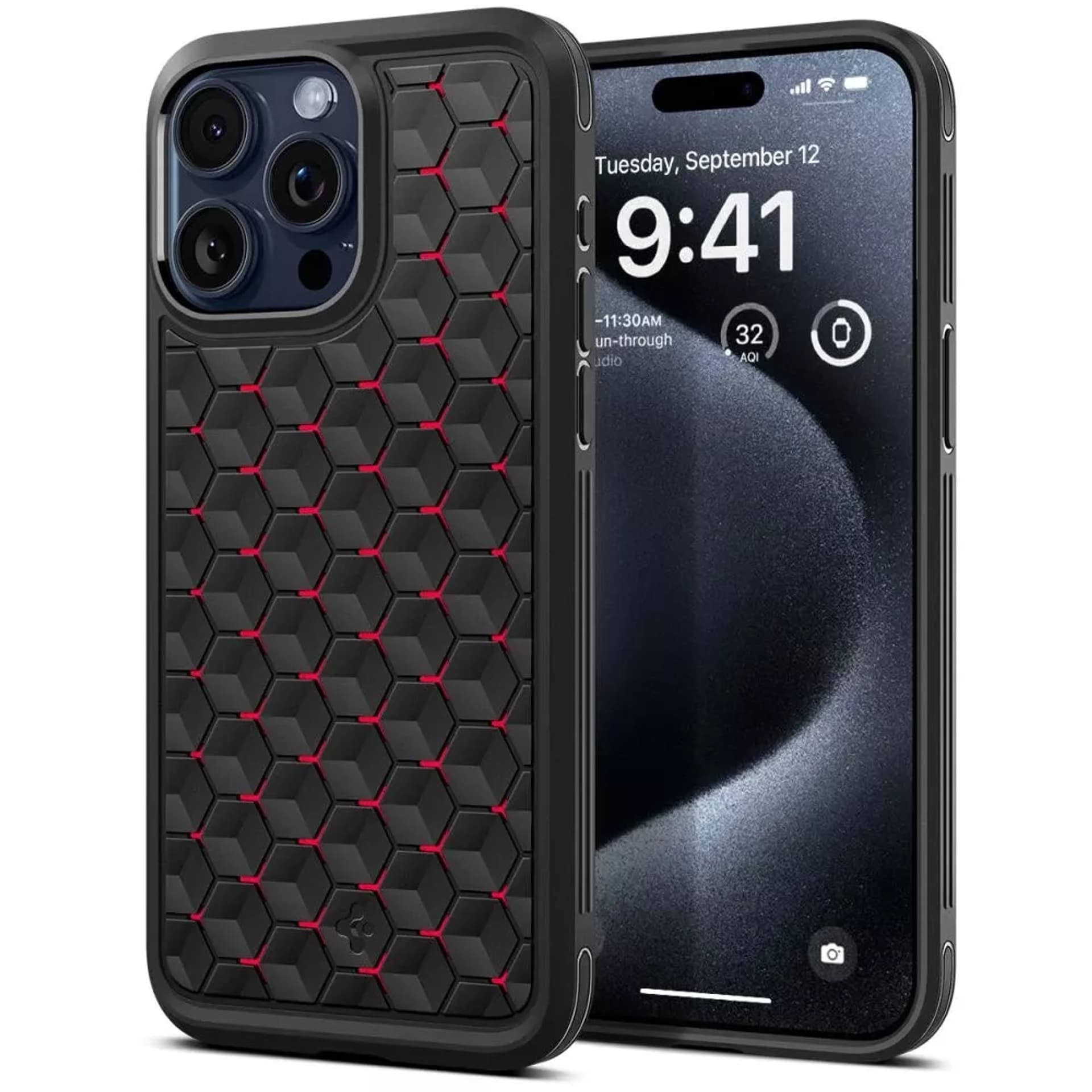 Zdjęcia - Etui Spigen Cryo Armor -  do iPhone 15 Pro Max  (Cryo Red)