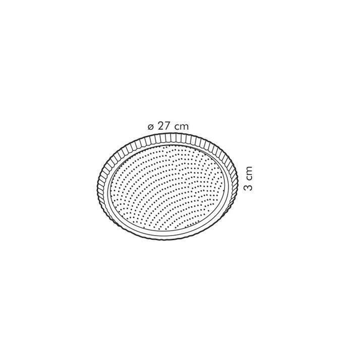Tescoma FORMA Z FALISTYM BRZEGIEM DELICIA ¤ 28 CM 623114