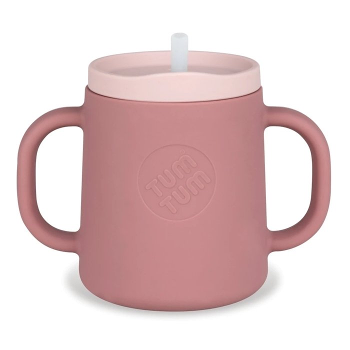 Tum Tum, Kubek Treningowy 3-etapowy Pink, różowy
